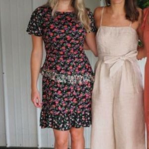 Super soft flowy and fitted flower dress